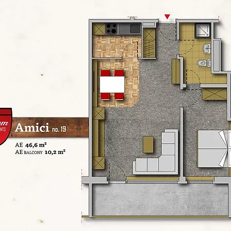 Amici Appartments - The Dom Collection 3 Stars *